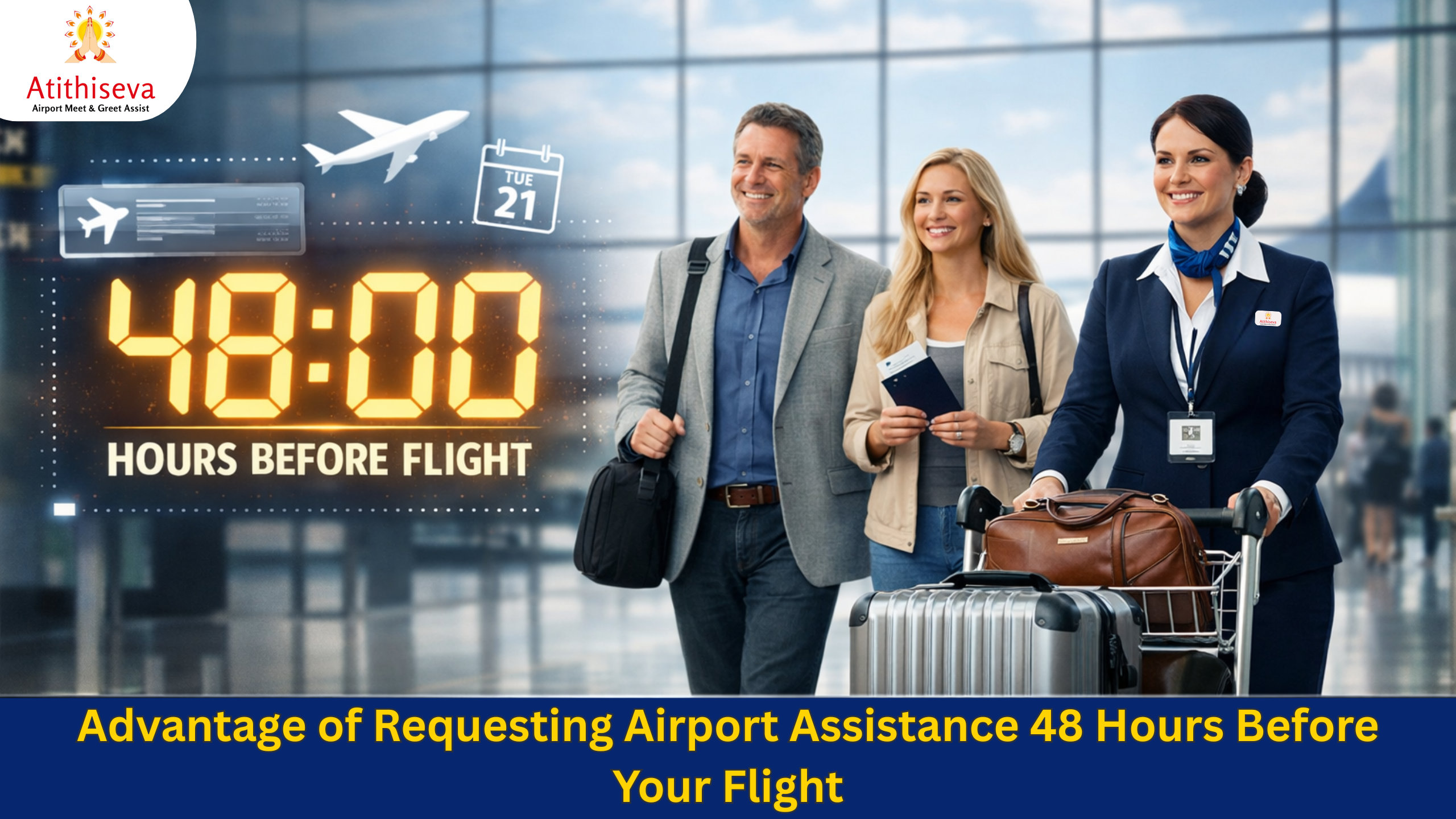 Advantage of Requesting Airport Assistance 48 Hours Before Your Flight