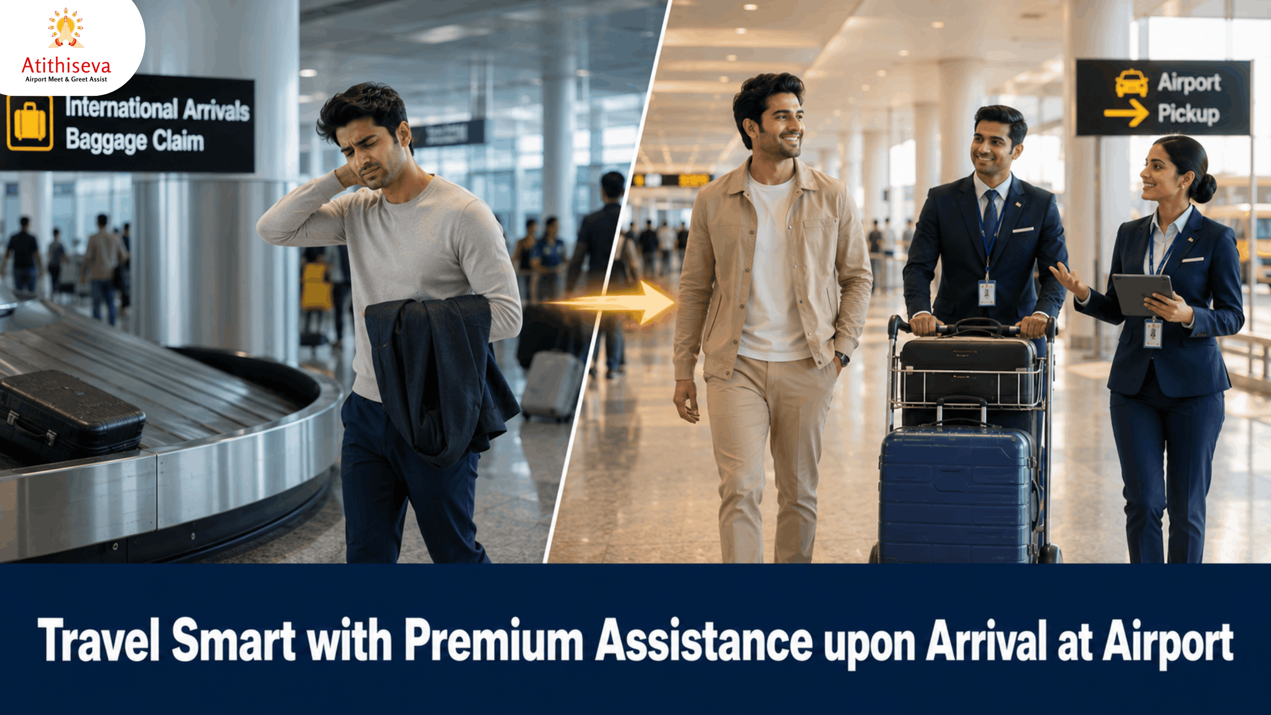 Travel Smart with Premium Assistance upon Arrival at Airport