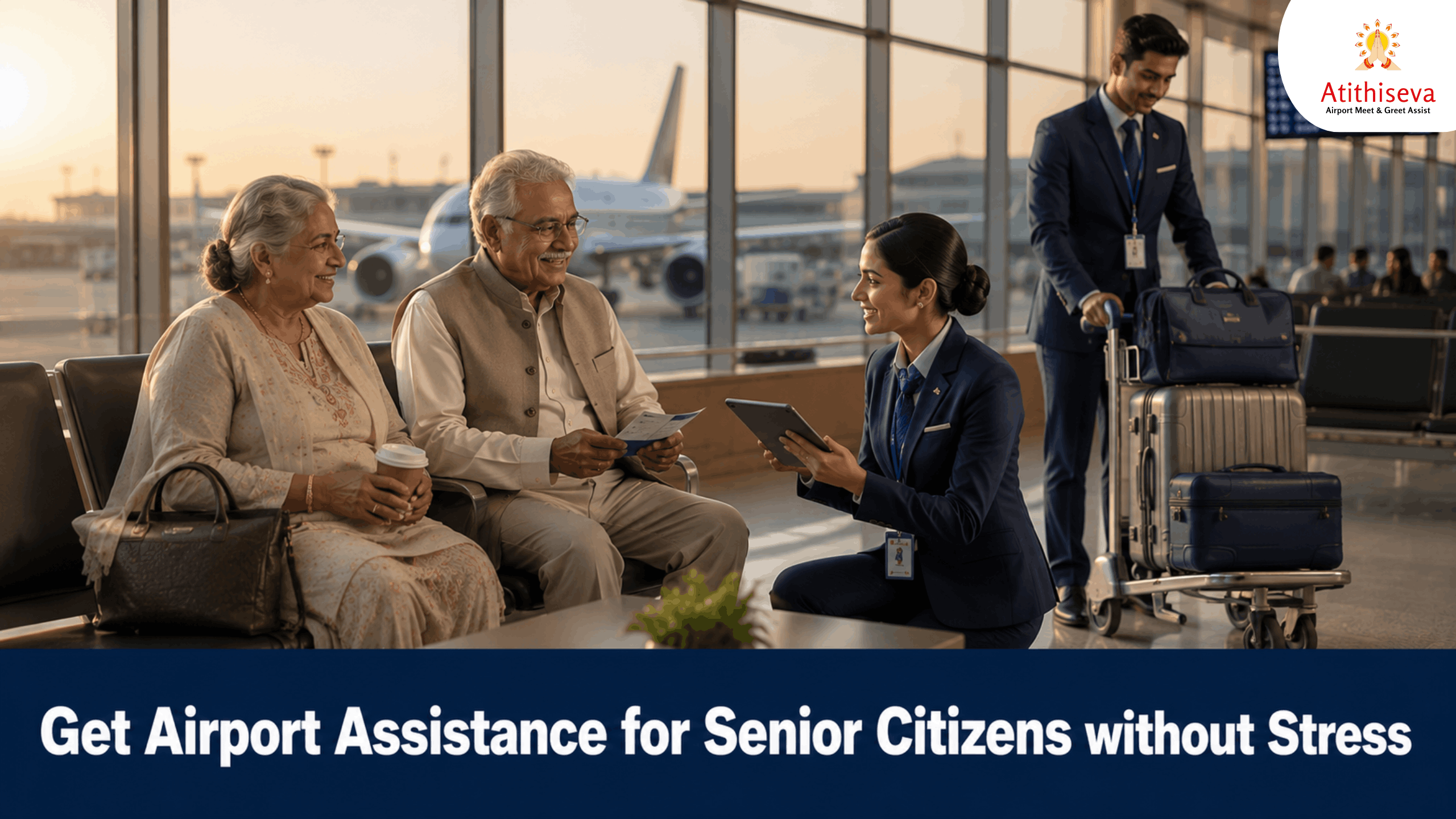 Get Airport Assistance for Senior Citizens without Stress