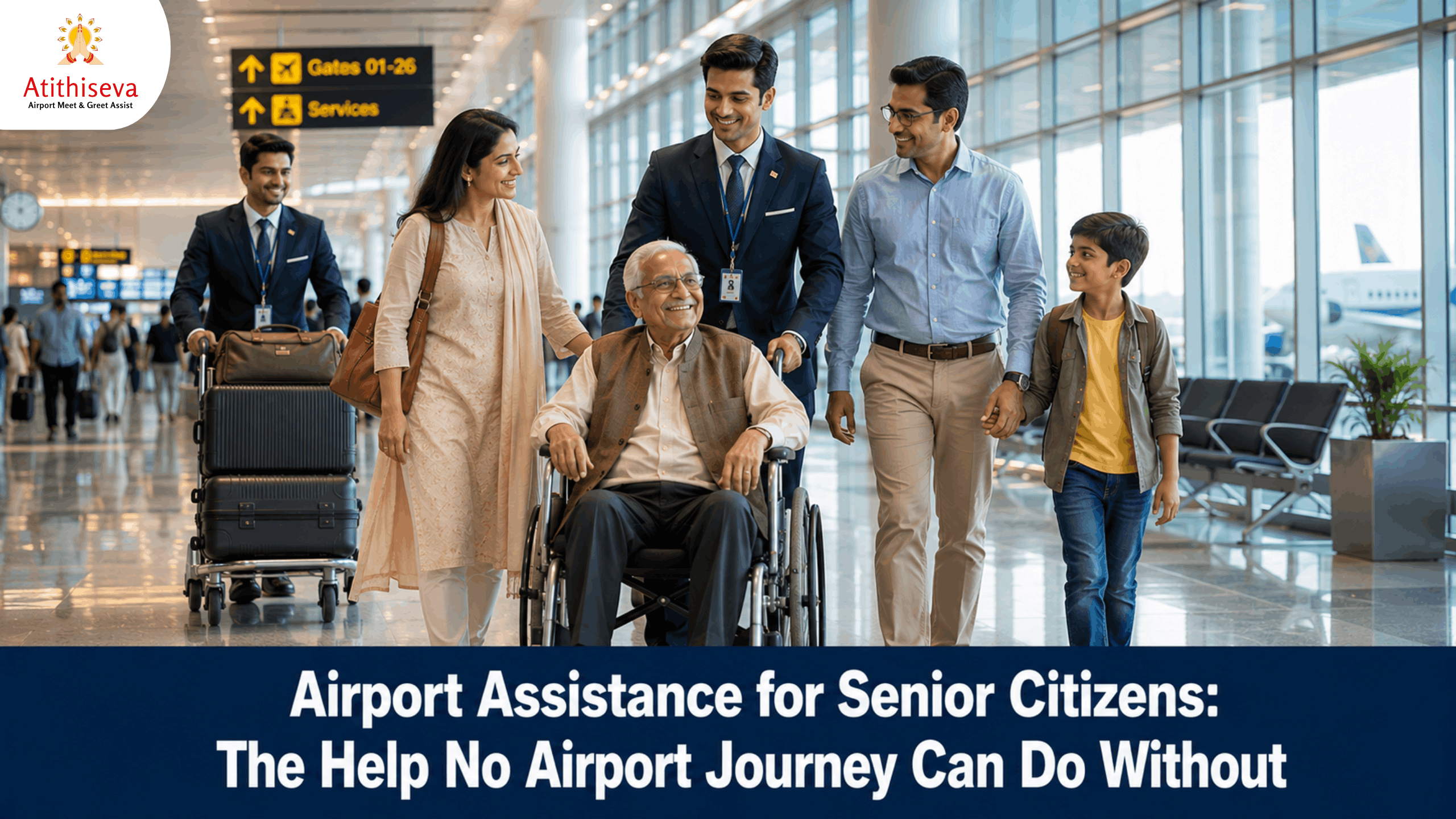 Airport Assistance for Senior Citizens: The Help No Airport Journey Can Do Without