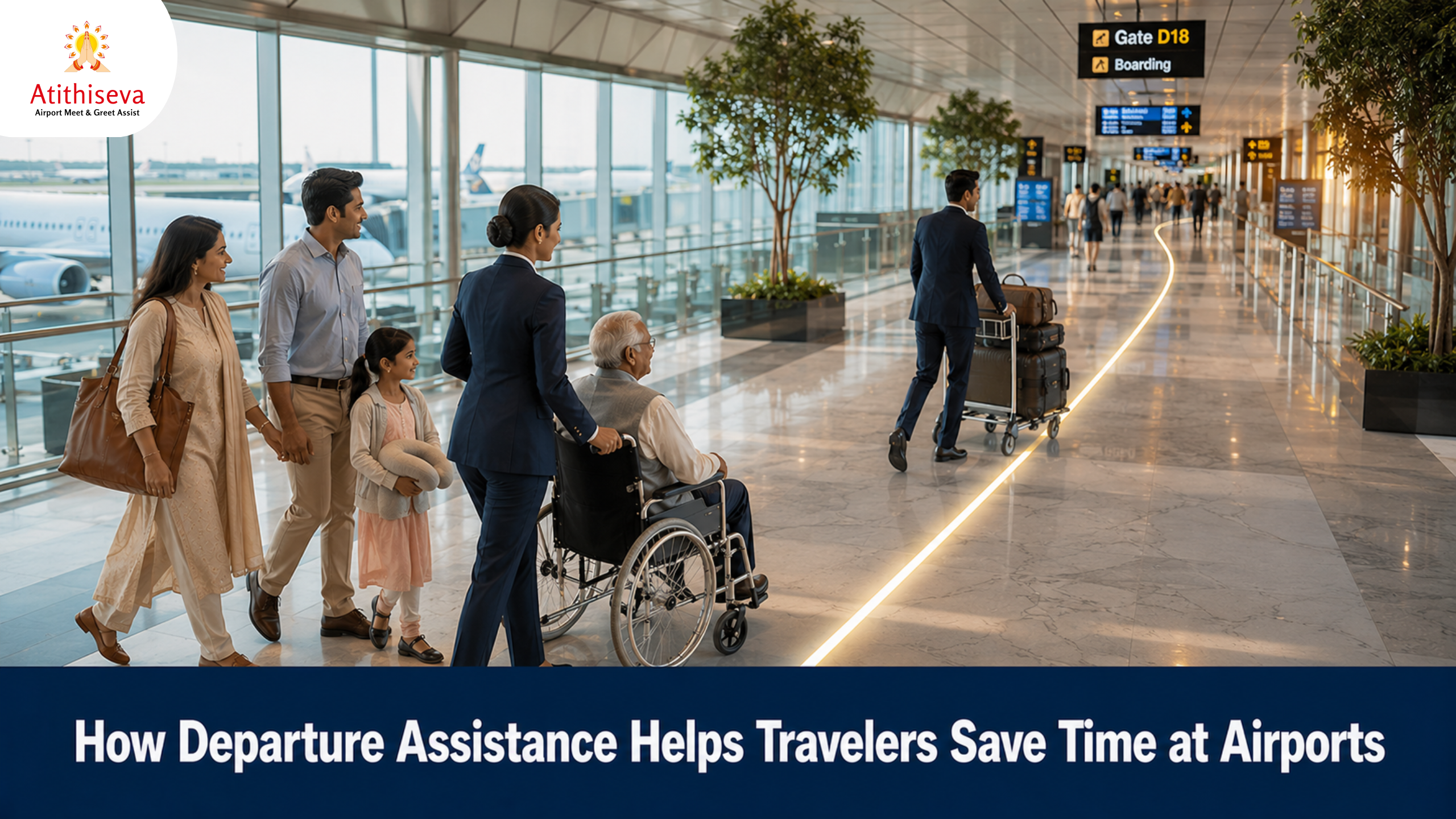 How Departure Assistance Helps Travelers Save Time at Airports